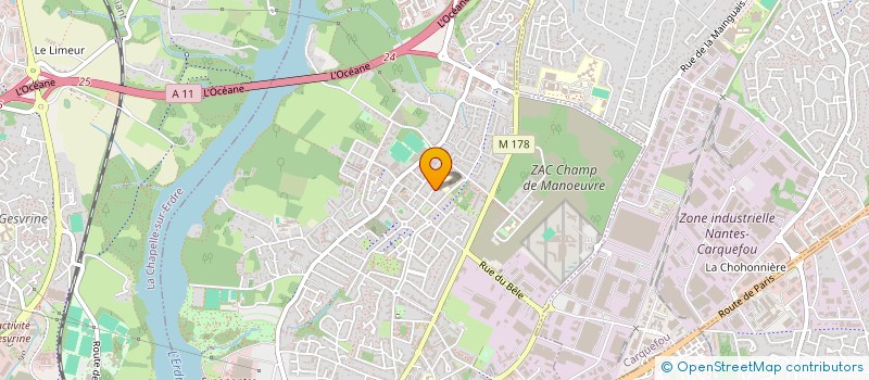 localisation de l'entreprise WISSWILL à NANTES
