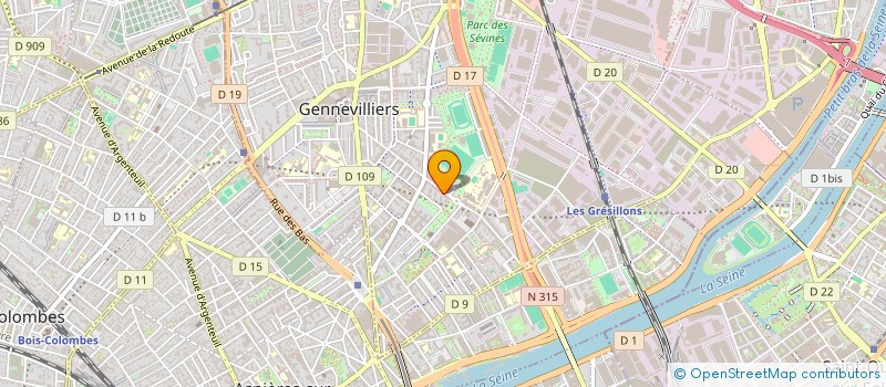 localisation de l'entreprise WISU CAPOEIRA GENNEVILLIERS  GENNEVILLIERS