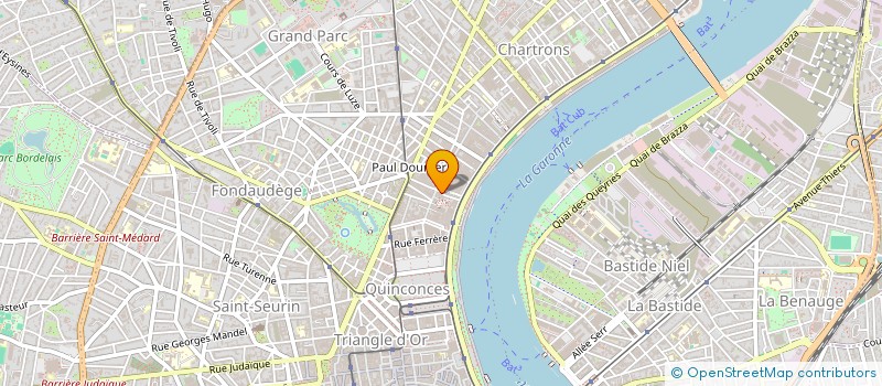 localisation de l'entreprise WISUP à BORDEAUX