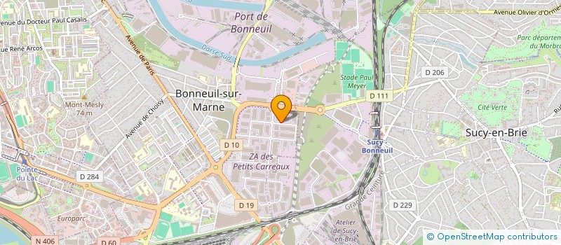localisation de l'entreprise WISYO à BONNEUIL-SUR-MARNE