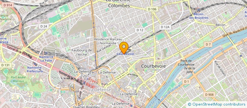 localisation de l'entreprise WIT CONSEIL  COURBEVOIE