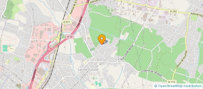 localisation de l'entreprise WIT68 à SAINTE-EULALIE