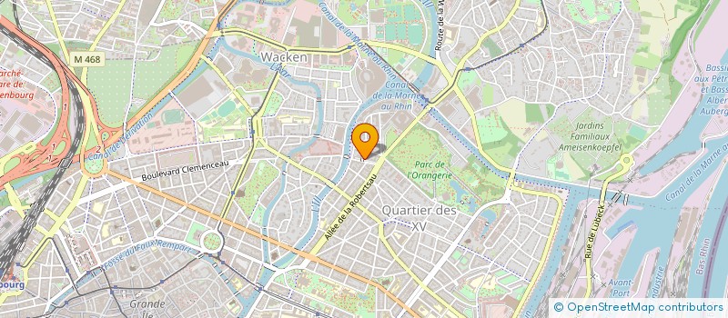 localisation de l'entreprise WITAL  STRASBOURG