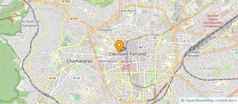 localisation de l'entreprise WITCHES RECORDS  CLERMONT-FERRAND