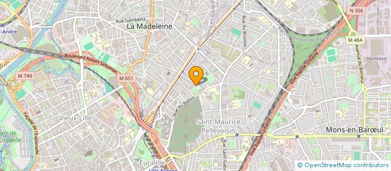 localisation de l'entreprise WITCRAFT à LA MADELEINE