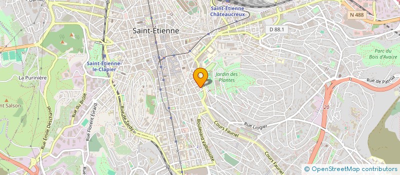 localisation de l'entreprise WITH à SAINT-ETIENNE