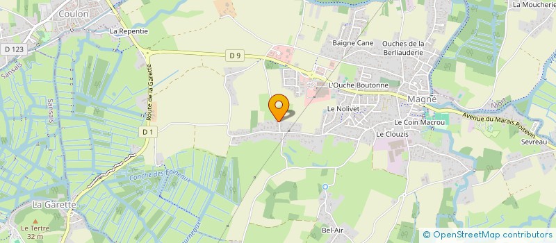 localisation de l'entreprise WITH BREUILLET  MAGNE