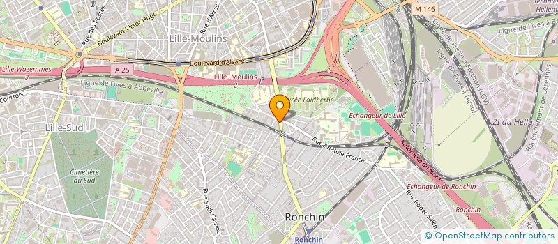 localisation de l'entreprise WITH SUSHI THAI à LILLE