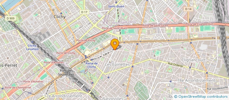 localisation de l'entreprise WITOLD BERTRAND HOLDING  PARIS