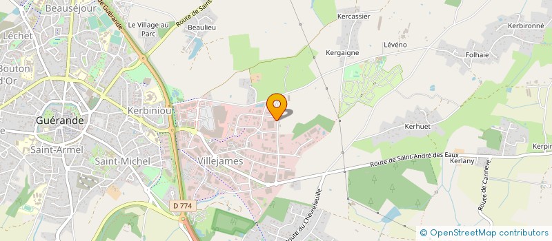 localisation de l'entreprise WITRADIS  GUERANDE