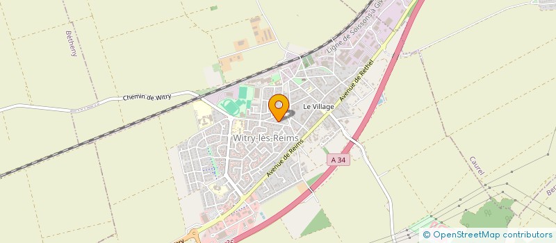 localisation de l'entreprise WITRY-ELEC à WITRY-LES-REIMS