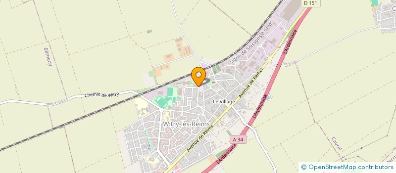 localisation de l'entreprise WITRY EN ROUES LIBRES  WITRY-LES-REIMS