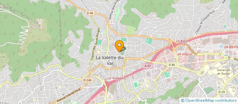localisation de l'entreprise WITS CONSULTING à LA VALETTE-DU-VAR