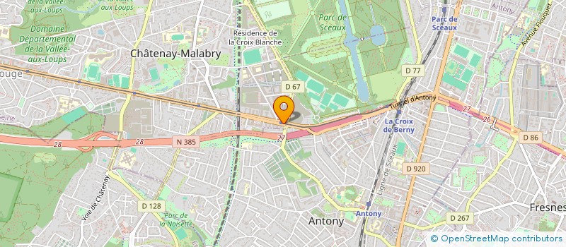 localisation de l'entreprise WITTA  CHATENAY-MALABRY