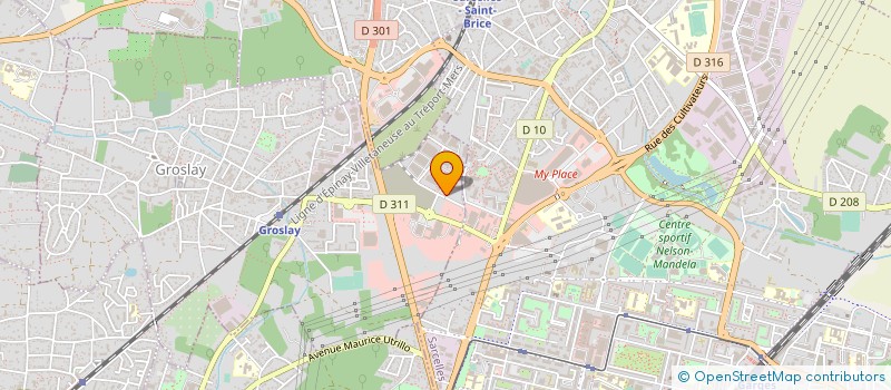 localisation de l'entreprise WITTENSTEIN à GROSLAY