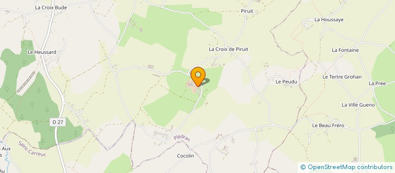 localisation de l'entreprise WITTLAND  PLEDRAN