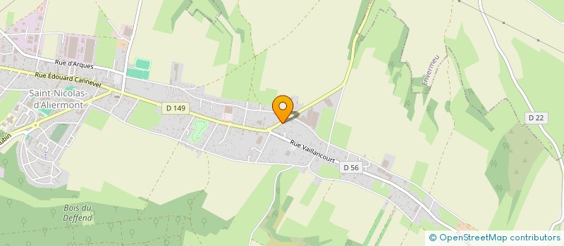localisation de l'entreprise WITTMER ET CIE à SAINT-NICOLAS-D'ALIERMONT