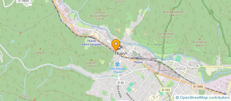 localisation de l'entreprise WITTNER ASSISTANCE  THANN