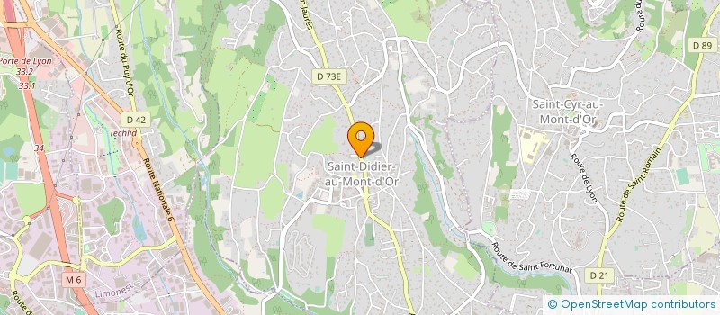 localisation de l'entreprise WITTY CIE (S) à SAINT-DIDIER-AU-MONT-D'OR
