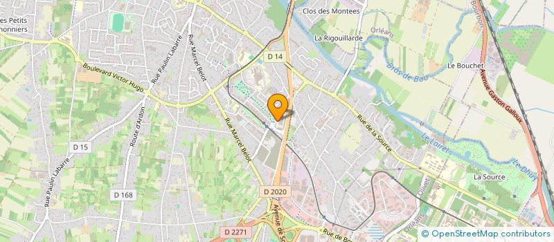 localisation de l'entreprise WIUZ à OLIVET