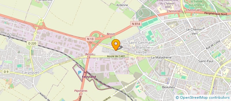 localisation de l'entreprise WIVERDI à CARPIQUET