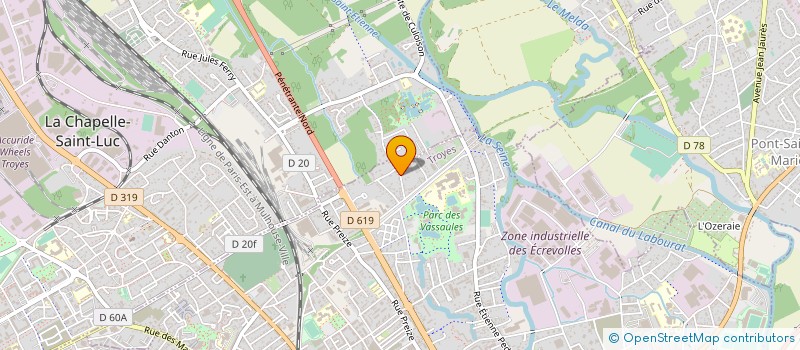 localisation de l'entreprise WIVET  TROYES