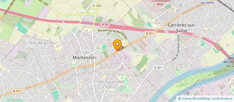 localisation de l'entreprise WIVI-FINANCES à MONTESSON