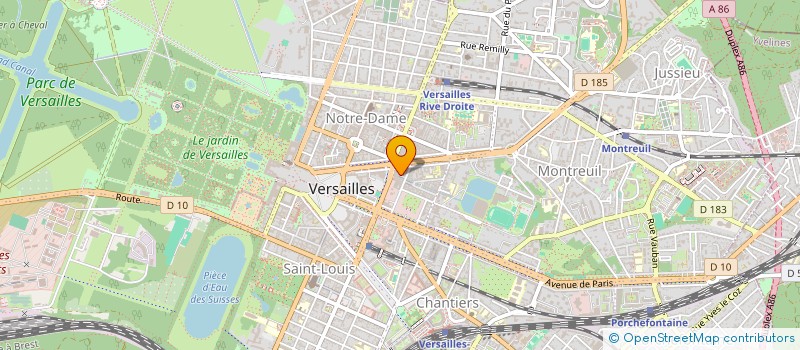 localisation de l'entreprise WIVIE COIFFURE à VERSAILLES