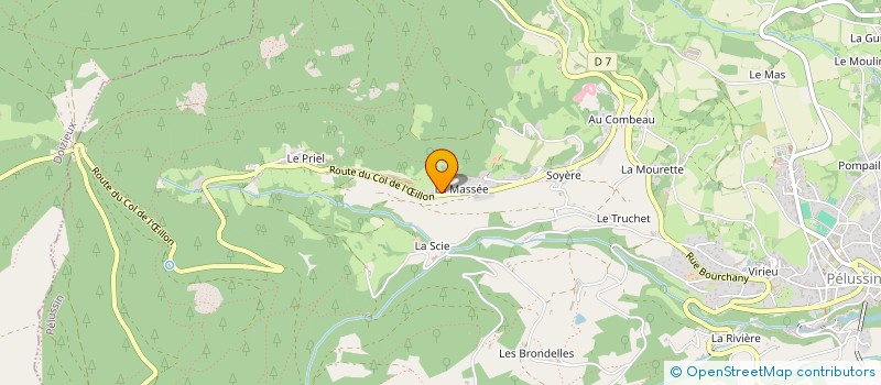 localisation de l'entreprise WIVTERRA  PELUSSIN