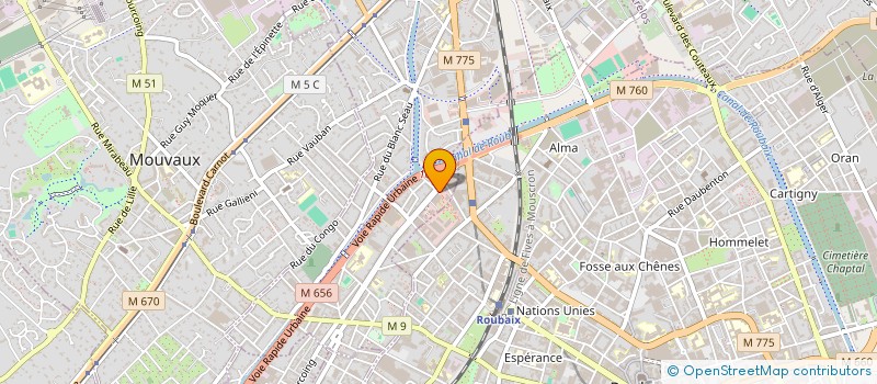 localisation de l'entreprise WIVY à LILLE