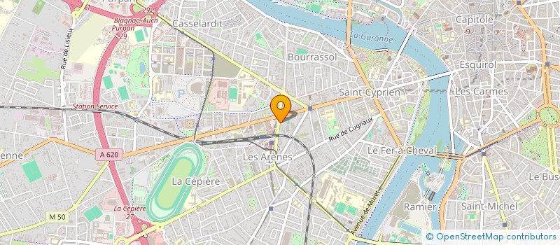 localisation de l'entreprise WIWANE TRAVAUX FORESTIERS à TOULOUSE