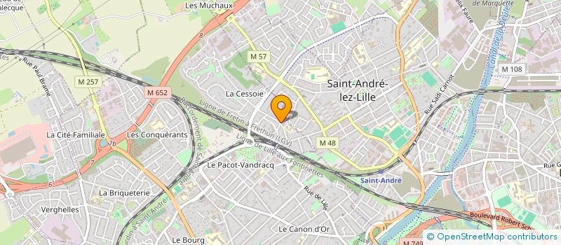 localisation de l'entreprise WIWIK à LAMBERSART