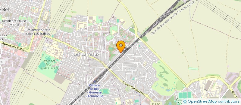 localisation de l'entreprise WIZ BAT  GONESSE