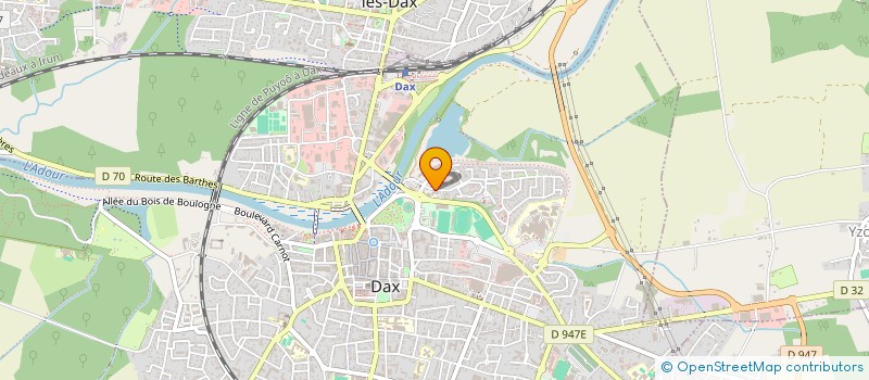 localisation de l'entreprise WIZADAX  DAX