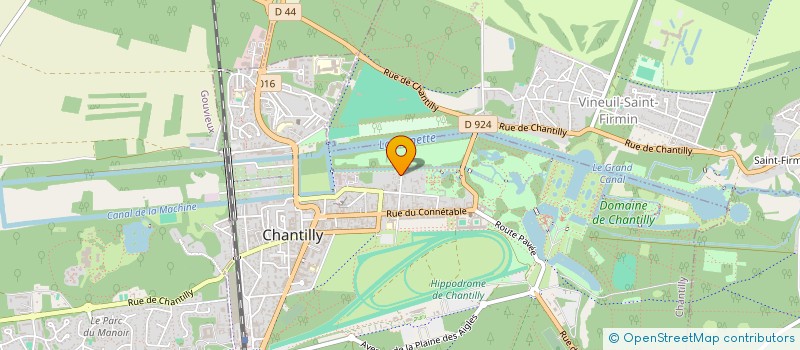 localisation de l'entreprise WIZARD COMMUNICATION  CHANTILLY