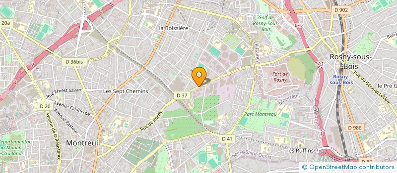 localisation de l'entreprise WIZARD TECH  MONTREUIL