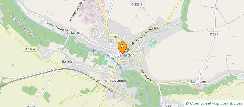 localisation de l'entreprise WIZAT à GALLARDON