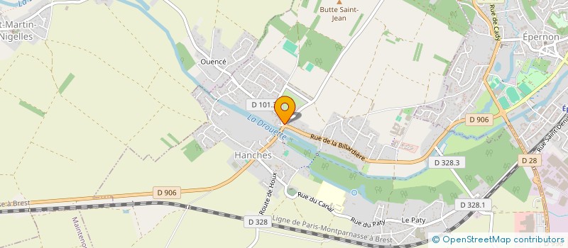 localisation de l'entreprise WIZITAL à HANCHES