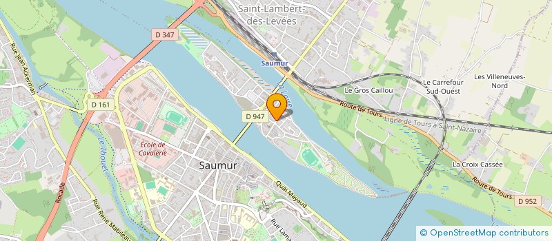 localisation de l'entreprise WIZZ COACHING  SAUMUR