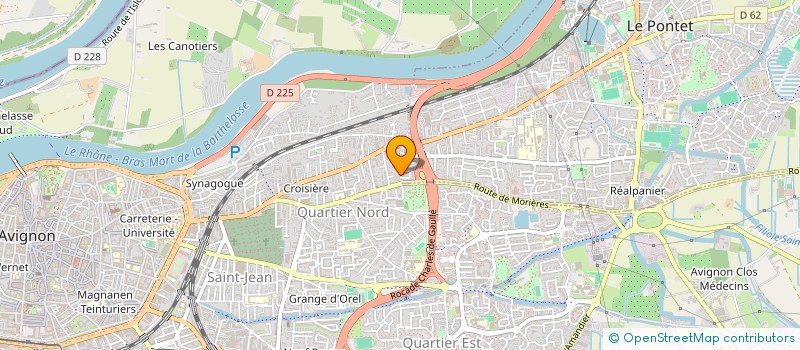 localisation de l'entreprise WJ  AVIGNON