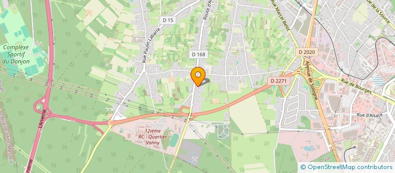 localisation de l'entreprise WJ CONSEIL à OLIVET