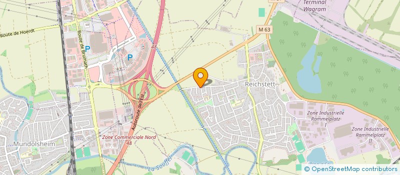 localisation de l'entreprise WJ TRANSPORT SOLUTIONS  REICHSTETT