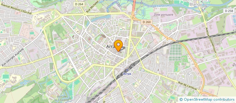 localisation de l'entreprise WJC à ARRAS