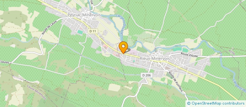 localisation de l'entreprise WJC à RIEUX-MINERVOIS