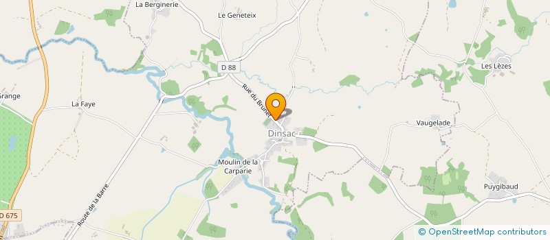 localisation de l'entreprise WJP IMMOBILIER  DINSAC