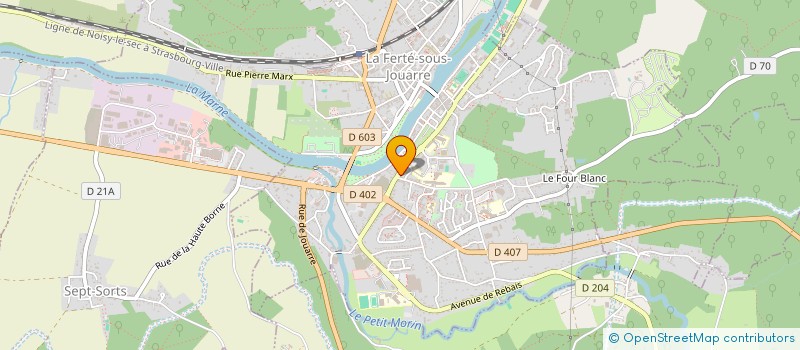 localisation de l'entreprise WJWL à LA FERTE-SOUS-JOUARRE