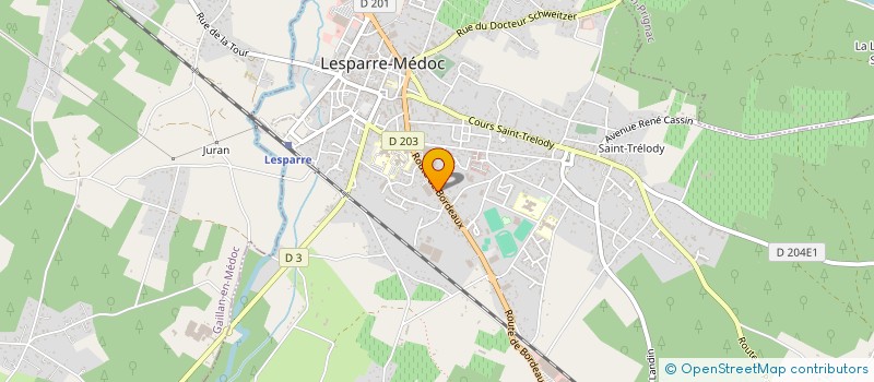 localisation de l'entreprise WK 33 à LESPARRE-MEDOC