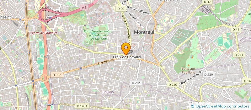 localisation de l'entreprise WK à MONTREUIL