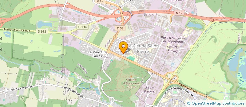 localisation de l'entreprise WK ACADEMIE à ELANCOURT