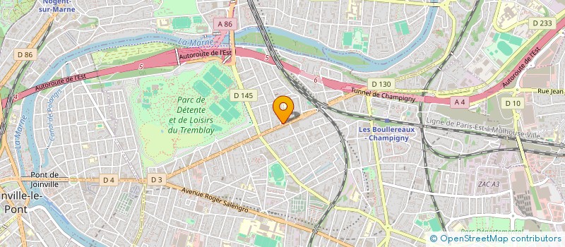 localisation de l'entreprise WK FOOD  CHAMPIGNY-SUR-MARNE